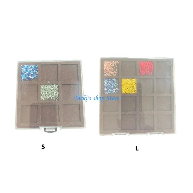 

Jewelry Craft Tray With 9 Protective Compartments For Creative Workspaces