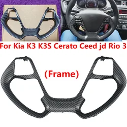 Car Accessories For KIA CERATO K3 2016 2017 K3S ceed JD 2014 Steering Wheel Switch Panel Steering Wheel Frame No Buttons