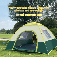 Jungle-Stay Automatic Tent 2-4 Person Camping Tent,Easy Instant Setup Protable Backpacking for Sun Shelter,Travelling,Hiking