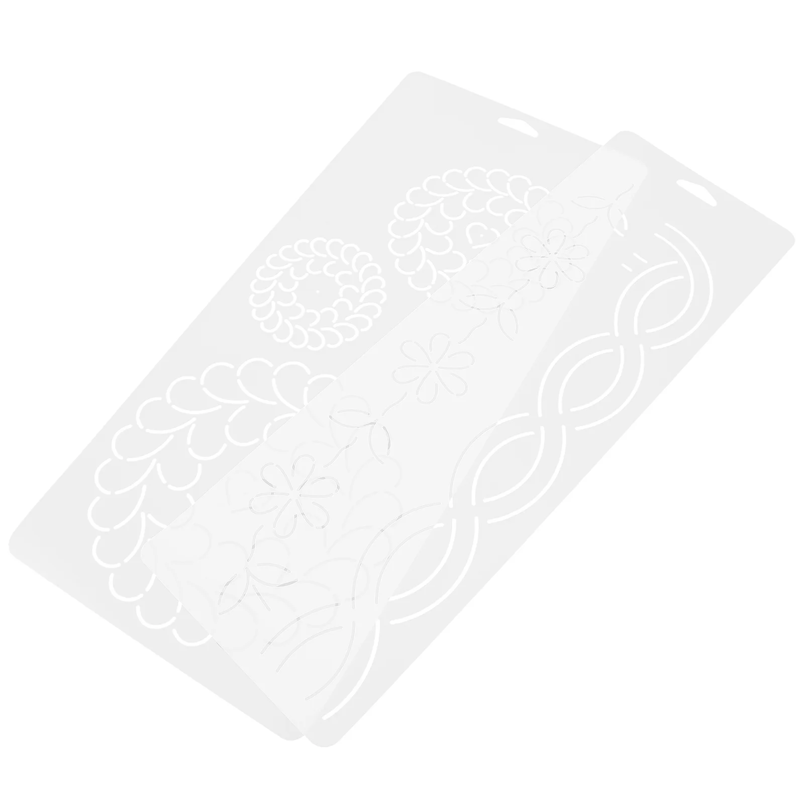 2 stücke Kreuz Stich Transparent Kunststoff Patchwork Lineal Stickerei Diy Nähen Projekte Schneiden Vorlage Quilten Vorlagen Für