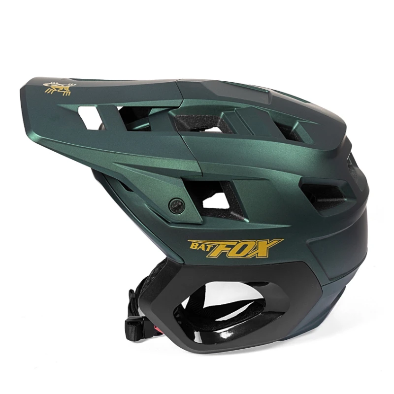 Casco MTB Batfox Uomo | Bici BMX E Ciclismo | 380g In-Mold 18 Aerazioni | Multicolore
