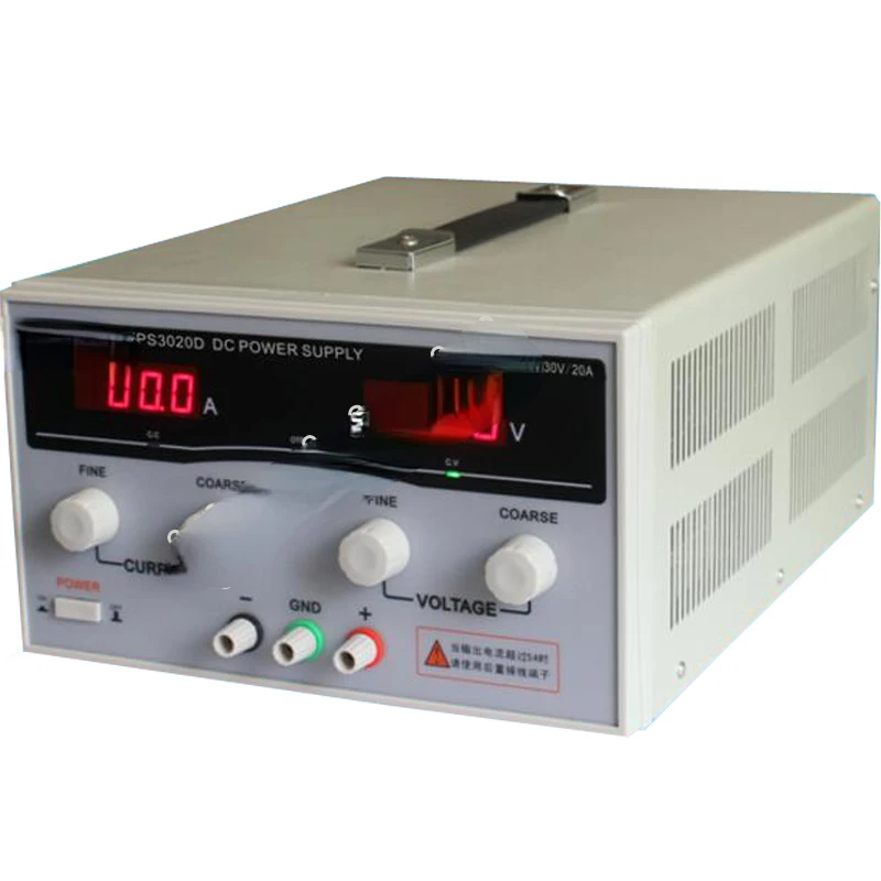 high precision Adjustable Digital DC Power Supply 30V/20A for scientific research Laboratory Switch