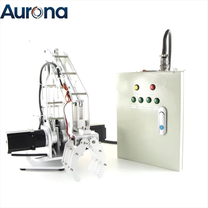 【Industrial】2.5Kg PayLoad 4 Axis Stepper Robot Arm Compatible Suction Cups Or Claw Industrial Automatic Assembly Line Manipulato