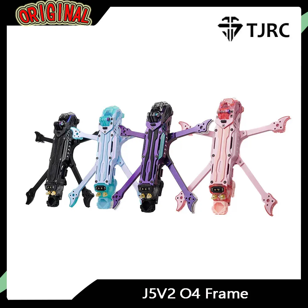 

TJRC J5 V2 5-inch FPV Frame Kit Supports O4 Pro Air Unit Digital VTX For Racing Freestyle Quadcopter Builders Pilots