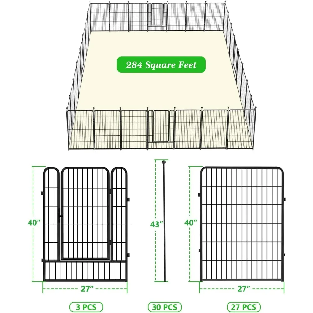 Imagem -02 - Cerca Decorativa do Jardim de Metal Cama de Flor Preta para Afiação de Paisagem Cercas ao ar Livre Pátio e Cachorro Privacy Fence 32 Painéis