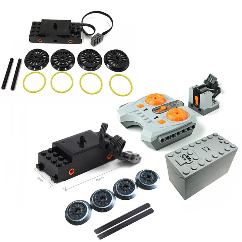 Technical Parts 88002 Motors Multi Power Functions Tool Speed Control 8878 8884 57999 Train Wheels Building Blocks Model Sets