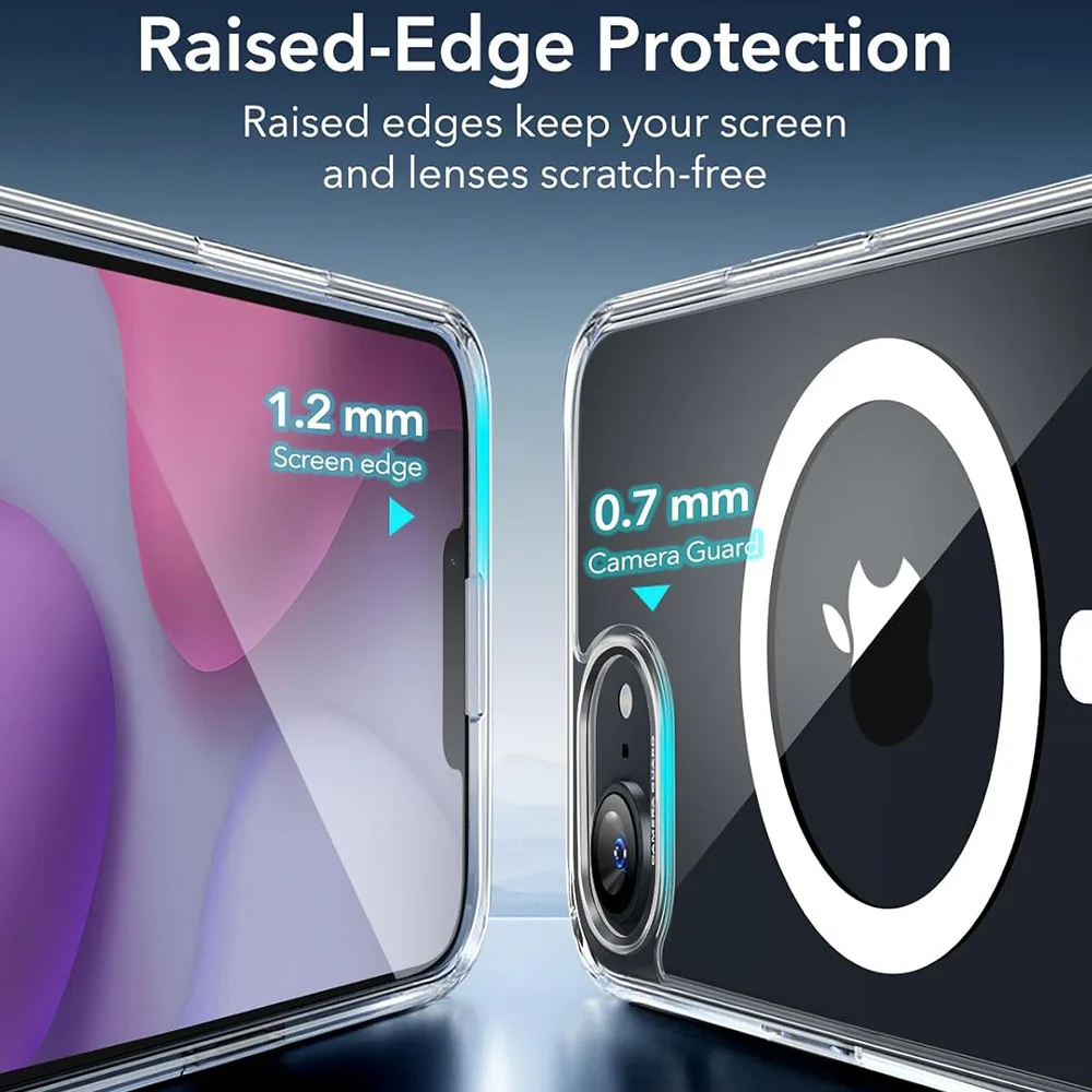 Strong Magnetic Magsafe Case For iPhone 16e 16 15 14 13 12 11 Pro Max Plus Mini Hybrid Hard Clear Silicone Back Shell Cover view 4