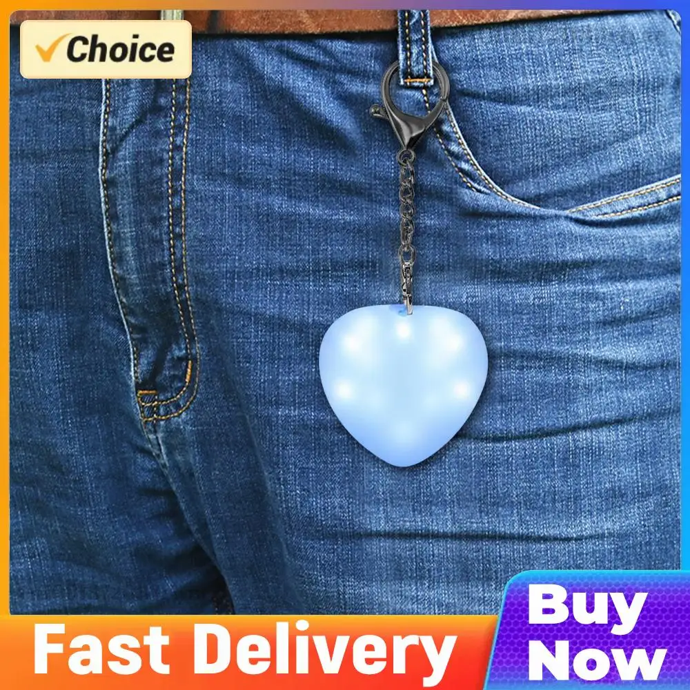 

Love Keychain Touch Mini Bag Lights with LED Automatic Sensor Hearts Shaped Night Light for Women Ladies Girls Gift