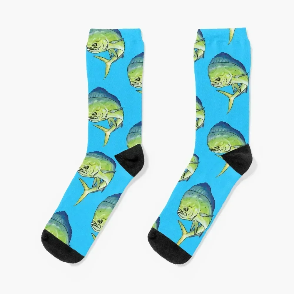 Mahi mahi Socks warm winter compression Novelties Socks For Man Women's