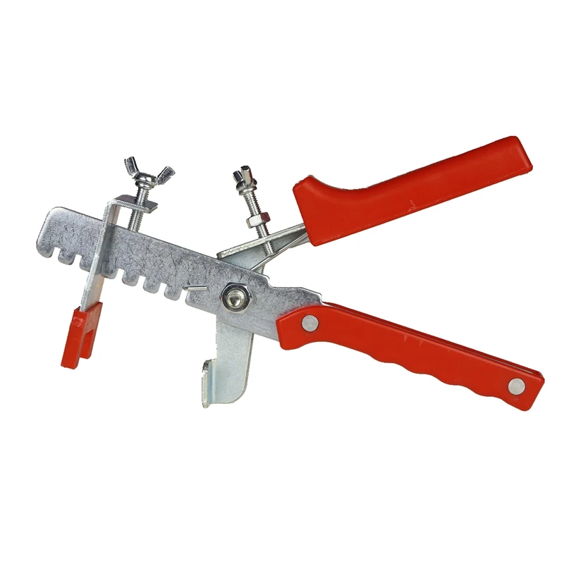 1pc Wall Tile Leveling System Leveler Clip Spacers Plier Floor Installation Tile Alignment Tool Color Random(Red/Yellow)
