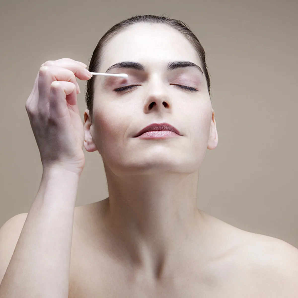 : Cotonete De Algodão De Maquiagem