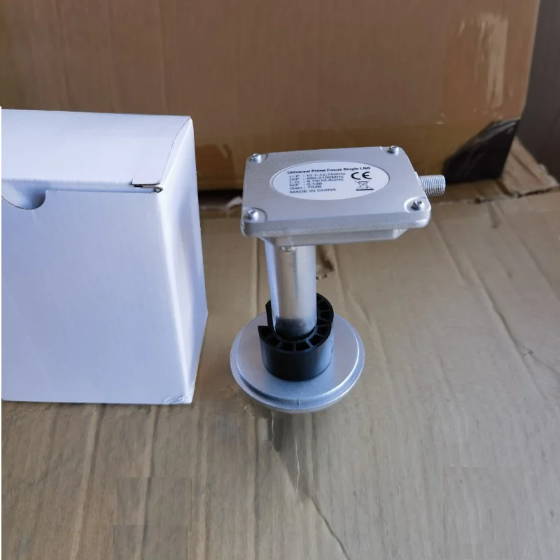 Antena parabólica Universal, banda KU, Prime Focus, LNB, LNBF, 0,1 dB, FTA, HD, lineal, 1 puerto