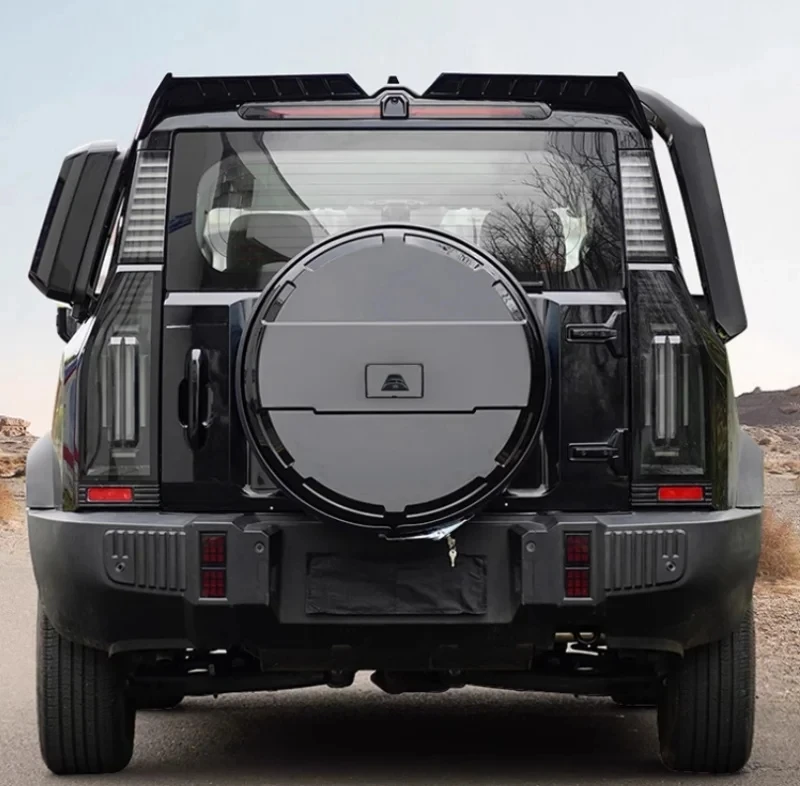 Car Thickened Spare Tire Cover Fit for Jetour Traveller T2 2023 2024 2025 19-inch 20-inch Stainless Steel Spare Tire Cover view 3