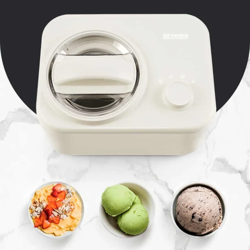 SEVERIN 220V Home-Use Ice Cream Maker with 1 Hour Auto Cooling and 800ml Capacity for Homemade Ice Cream