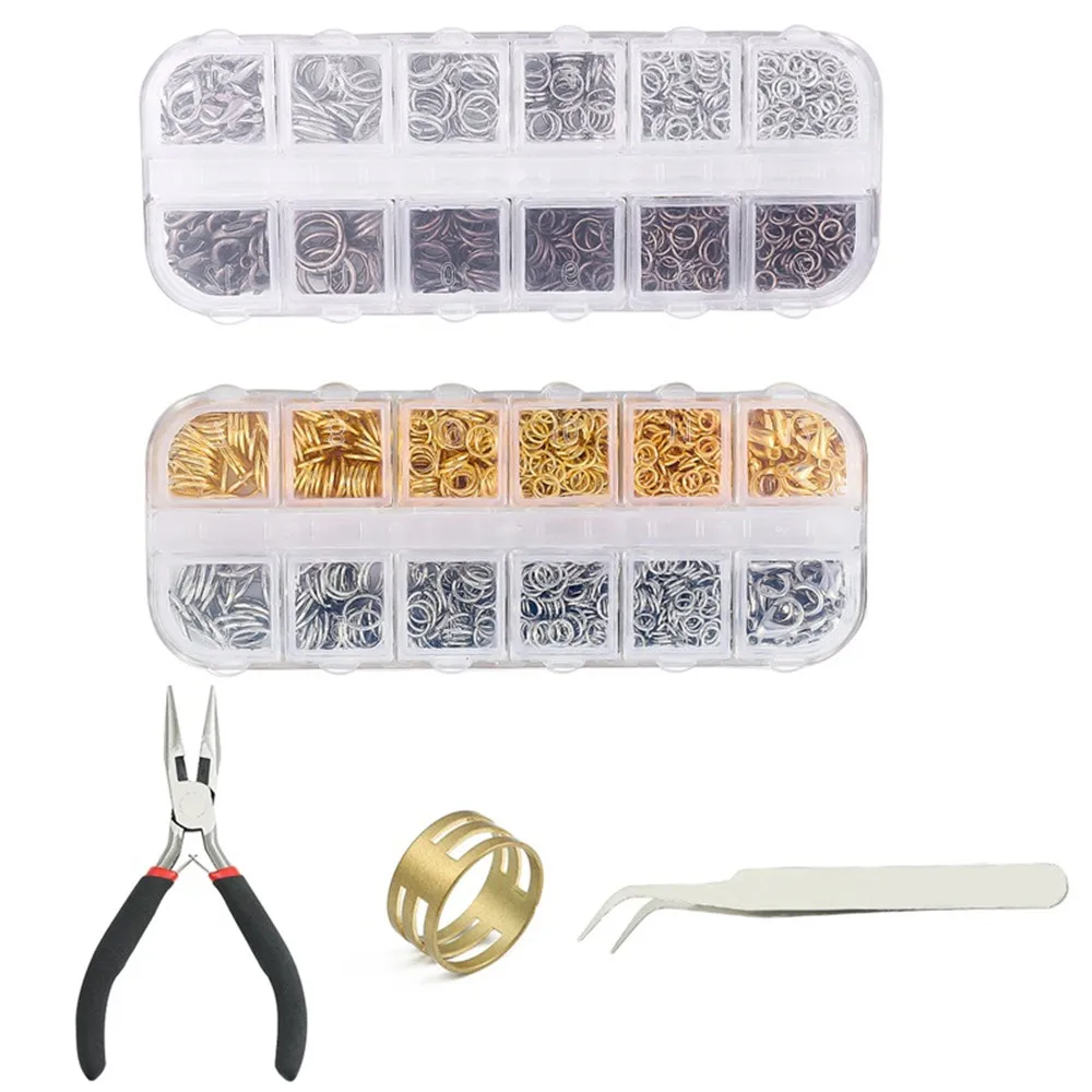 1100Pcs Opening Jump Ring With 40Pcs Lobster Clasps Hooks Connectors Jewelry Making DIY Bracelet Necklace Jewelry Findings Kit