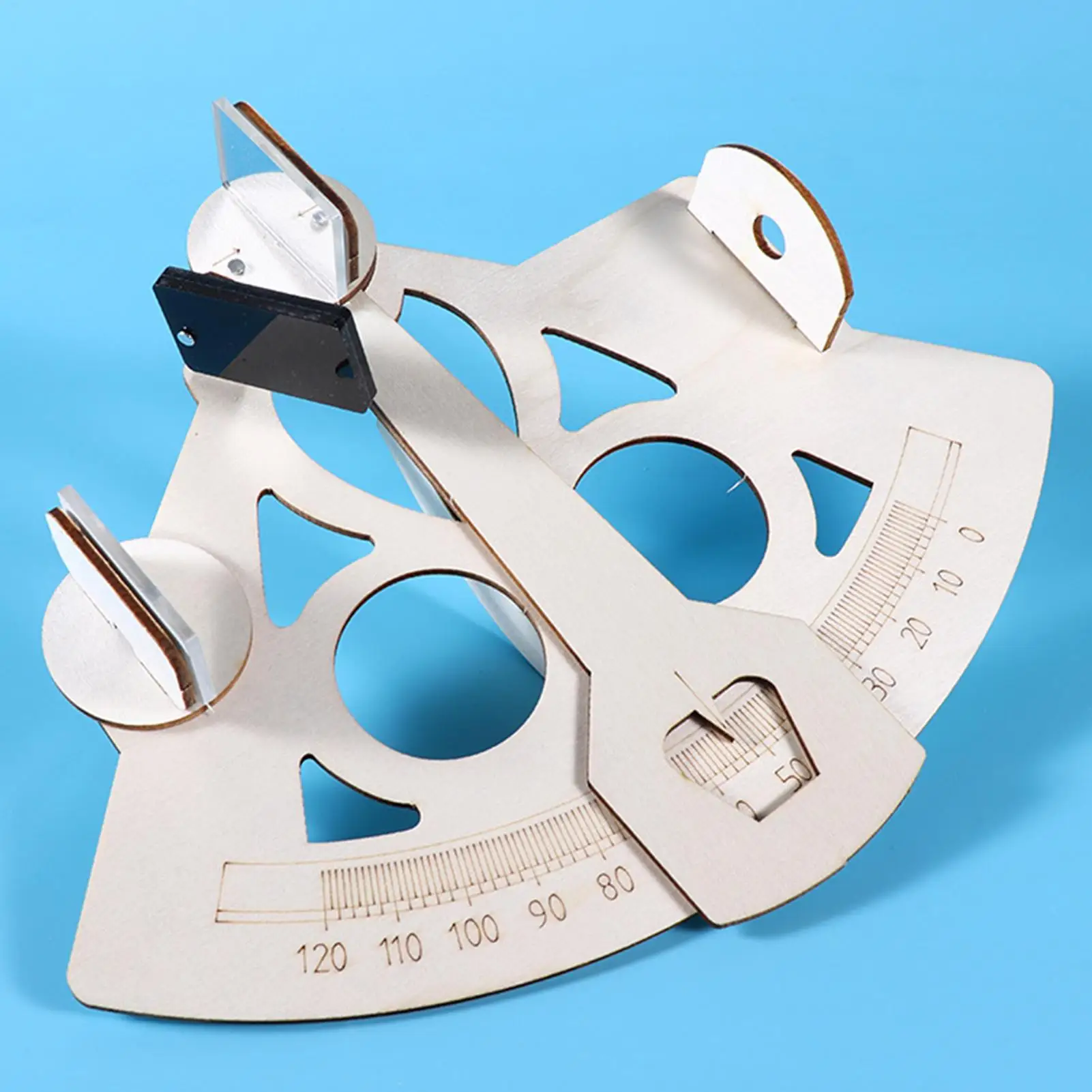 Wooden DIY Sextant Model