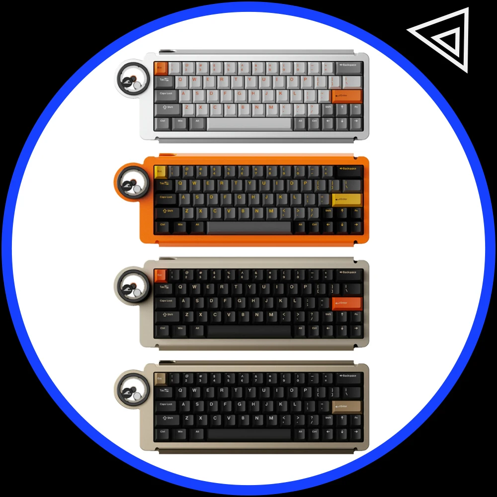 

Angry Miao Dry Studio Ice Ring 63 RT Клавиатура с магнитным переключателем Проводная механическая клавиатура 0,01 мм RT 8,000 Гц Игровые клавиатуры