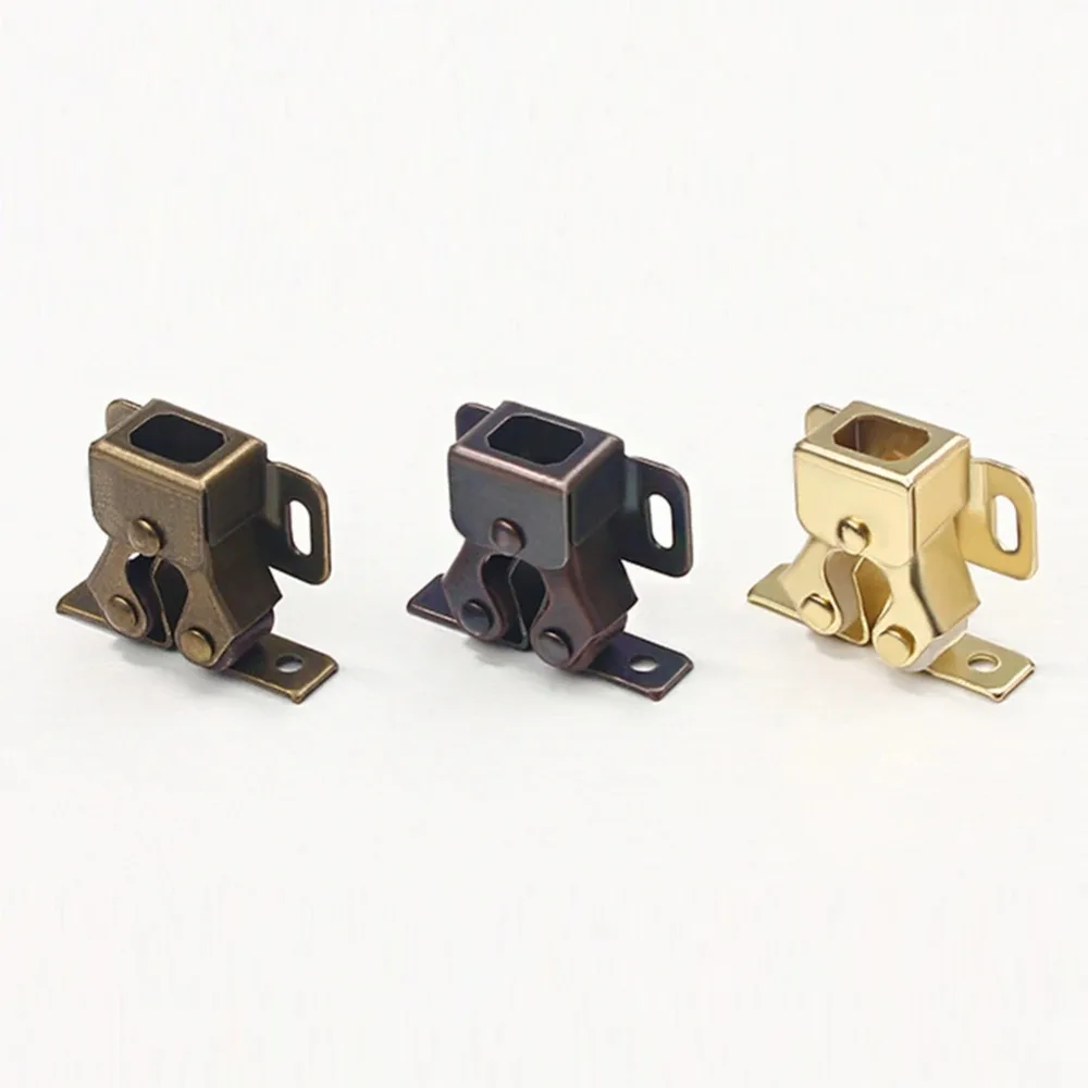 Press The Home Wardrobe Door Buckle Touch The Bead Magnetic Dual Wheel Spring Fixed Lock Buckle Low Foot Cabinet Door Buckle