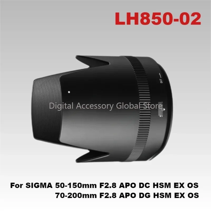 New Original Front Hood LH850-02 Parts For SIGMA 50-150mm F2.8 APO DC HSM EX OS/70-200mm F2.8 APO DG HSM EX OS (77mm)Camera Lens