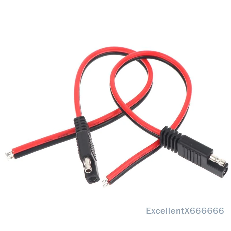 SAE Power Lead 10/12/14AWG Electrical Connector Flame Retardant Wire For Motorcycle Battery Solar Panel Wiring Use