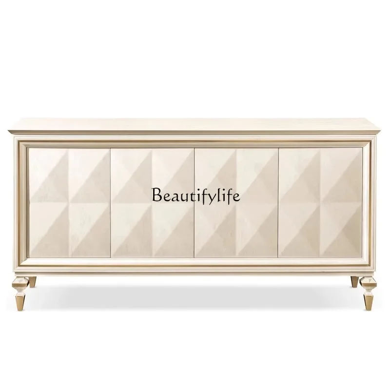 

Z.American light luxury entrance household living room wall locker modern simple storage entrance foyer dining side cabinet