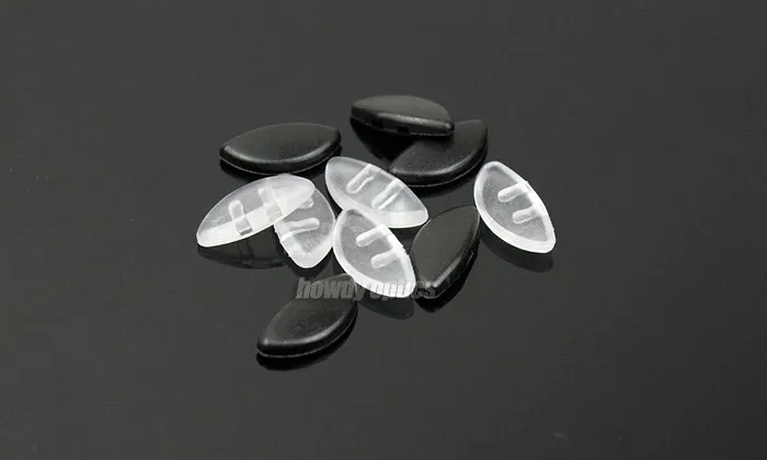 20pieces=10pairs Free Shipping Quality soft PVC nose pad for optical eyeglass frames Por sunglasses