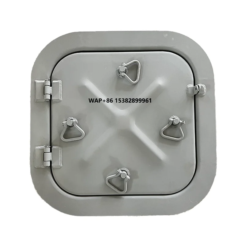 Marine Hardware Square Steel Ship Boat Escape Deck Hatch Cover