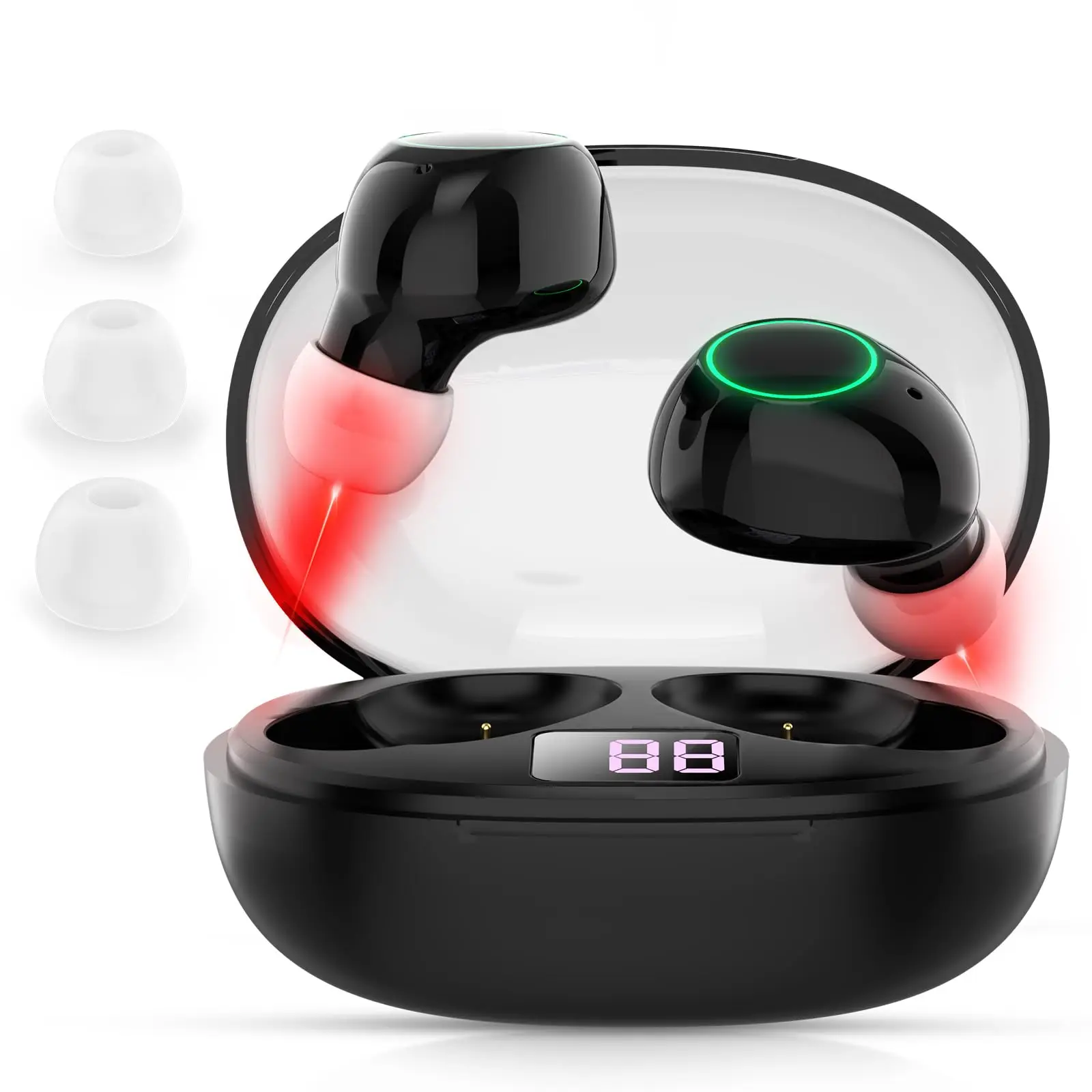 

Беспроводная лазерная терапия для ушей 650 нм, терапия красным светом, шум, LLLT, физиотерапия, беруши, отит, глухота, лечение диабета