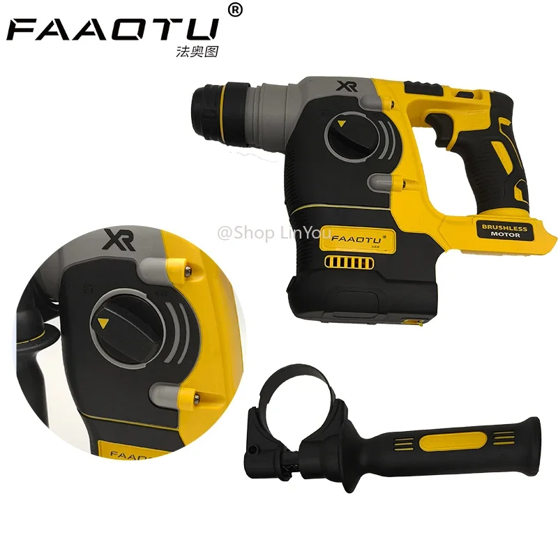 FAAOTU 273 brushless rotary hammer, same durability as DW, 20V power tool Compatible with DW batteries NO battery