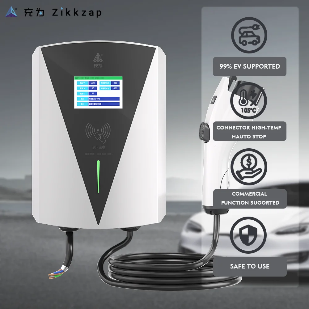 Z6A Output power 4.8KW U.S. Tesla standard home wall-mounted electric vehicle charging post 1 type model 3 level 1