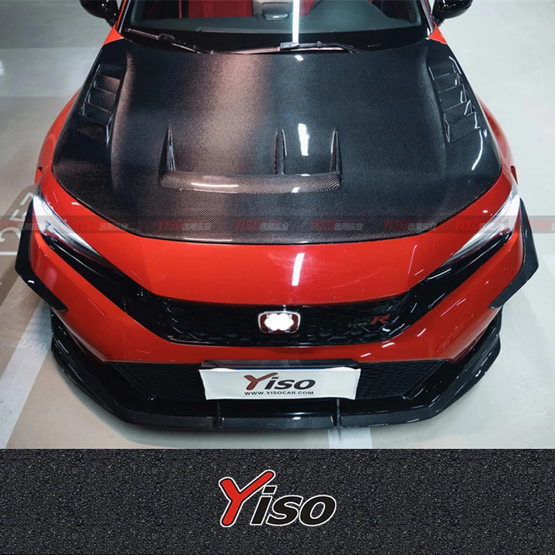 Single For TypeR FL5 Carbon fiber brazing machine hood Modified Carbon fiber Japan Unlimited model TypeR Mugen Engine Cover