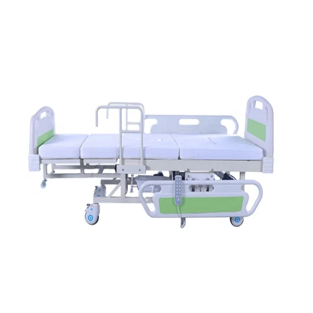 

EU-HB505 Factory price medical 3 function Electric Hospital Nursing Bed With Toilet