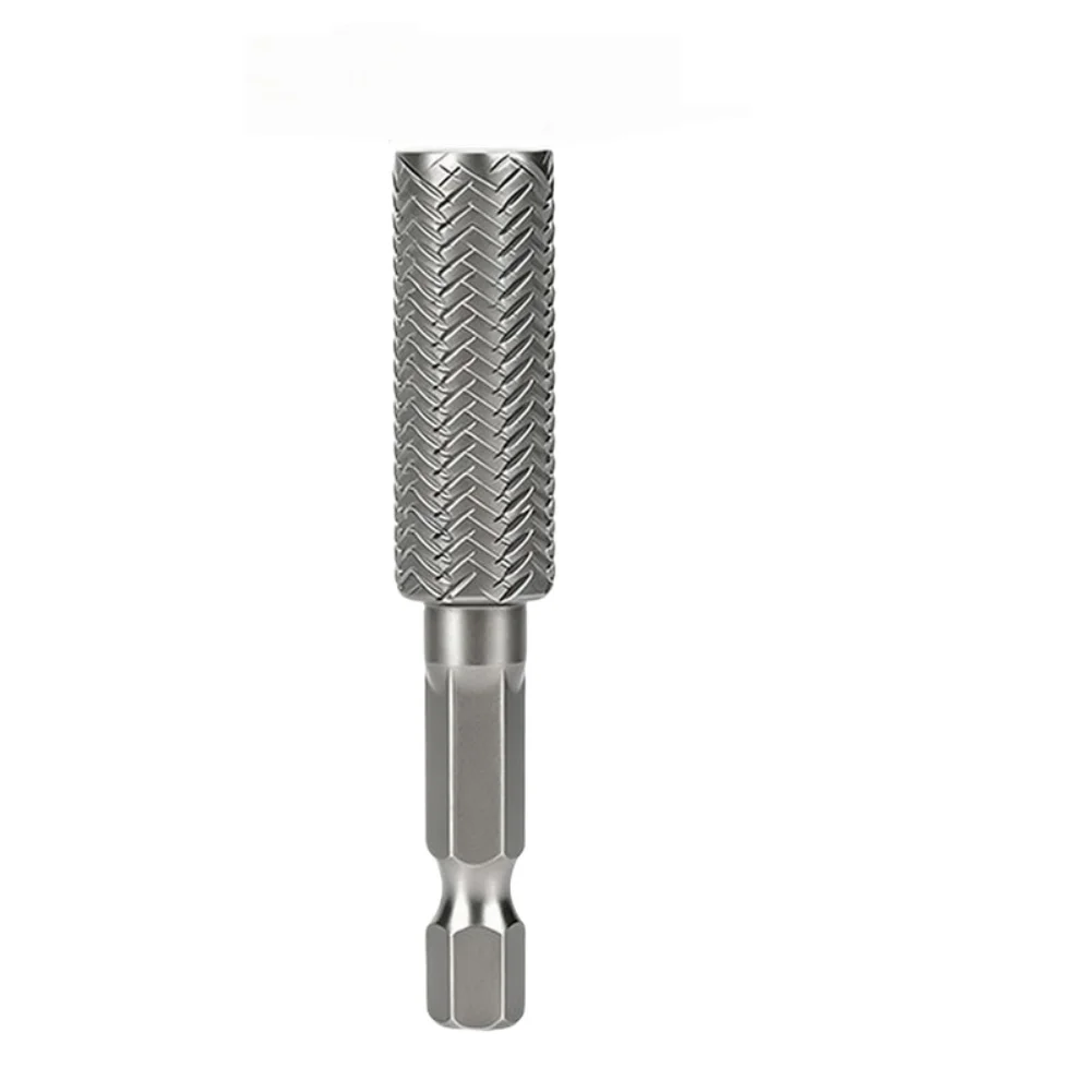 1/5pcs 1/4inch Hex Shank Rotary Steel File Drill Bit Grinding Head For Cast Iron Stainless Steel Stone Grinding Sanding Polishin