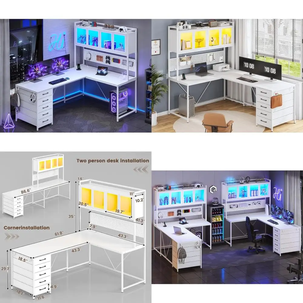 L-Shaped Gaming Des… - image