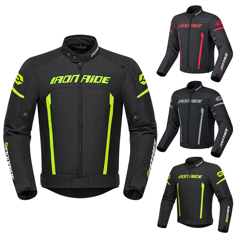 

Winter Motorcycle Jacket Men Motorbike Riding Pants Windproof Wear-resistant Motocross Jacket Four Season Protective Gear