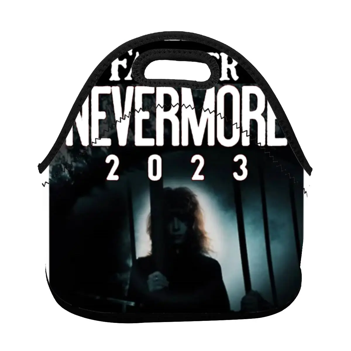 

MYLENE FARMER NEVERMORE Neoprene Lunch Bag Tote Bag Organizer Cooler Bento Bags