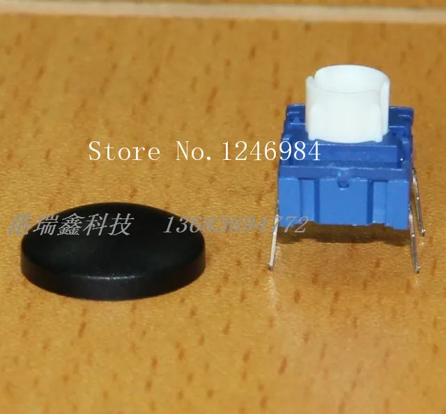 [SA]Denmark MEC micro switch reset switch button switch 3FTL6 + 1ZC09 black--50pcs/lot