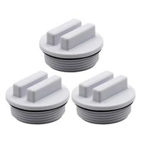 Sealing Plug Plastic Pool Winterizing Plug White Black Universal Pool Plugs Swimming Pool Plug Stopper Swimming Pool