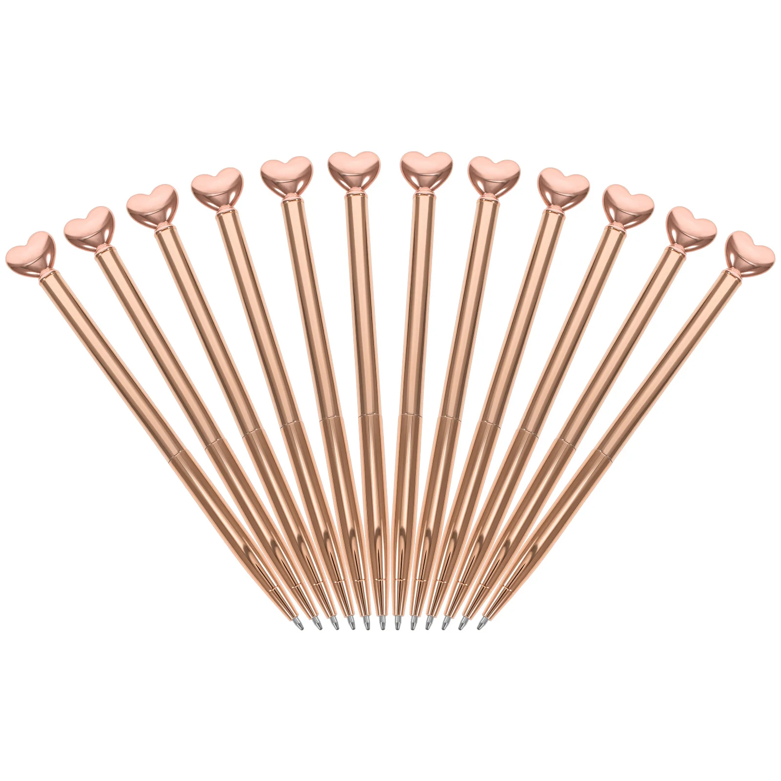 

12 шт. металлические шариковые ручки, креативная мультяшная форма, гладкое письмо для ежедневного использования, портативная студенческая ручка, многофункциональный инструмент для письма