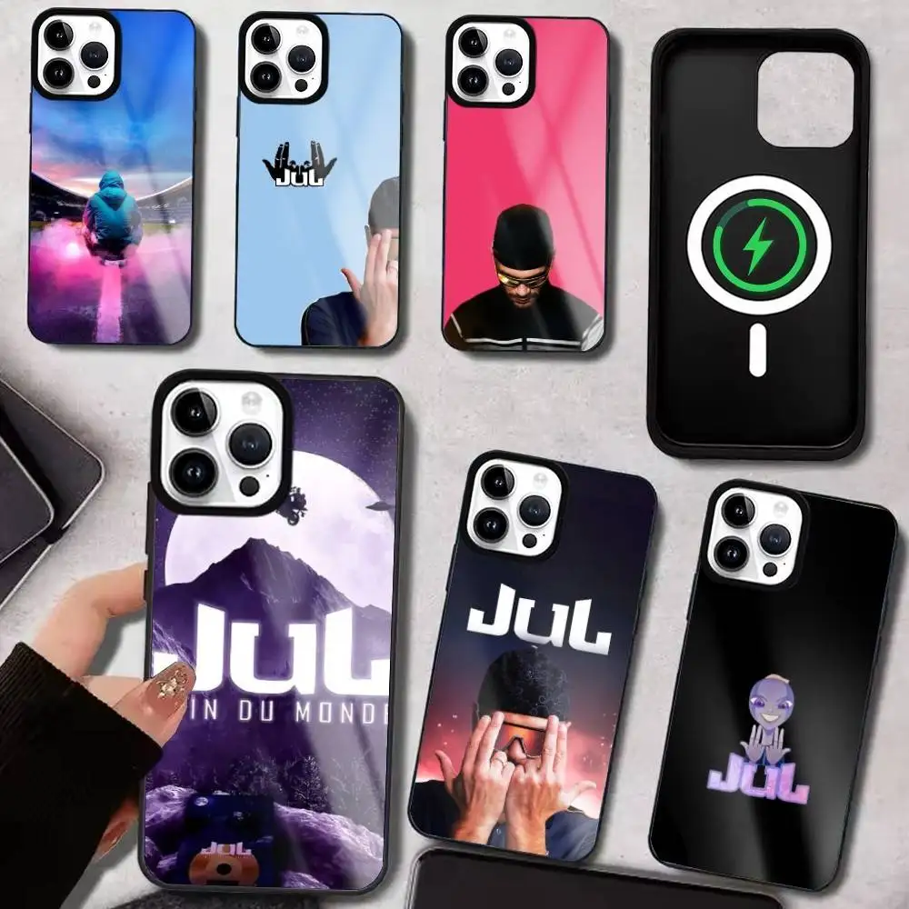 

J-JuL Rapper C'est Pas Des Lol Phone Case For iPhone17,16,15,14,13,12,11 Plus,Pro Max For Magsafe Wireless Charging
