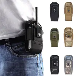 Outdoor Tactical Walkie Talkie Cover For MOLLE Accessory Bag Multifunctional Mobile Phone Bag Waist Bag Walkie Talkie Protective