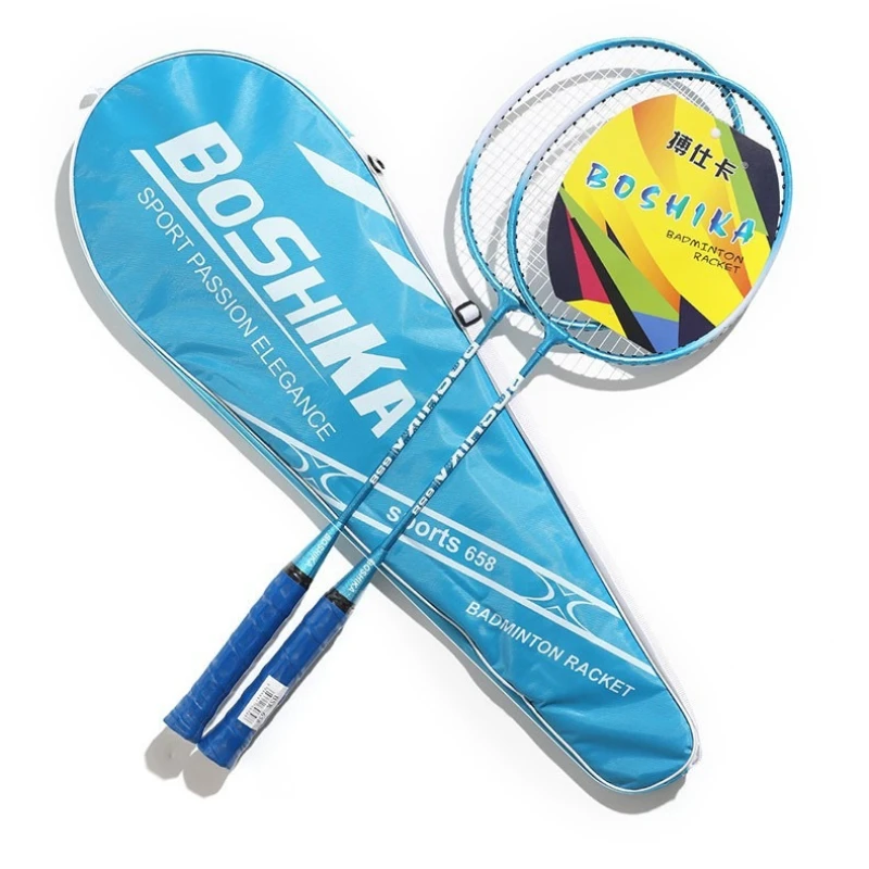 Durable Badminton Rackets Pair With Premium Bag And 3 Shuttlecocks_voghion.com
