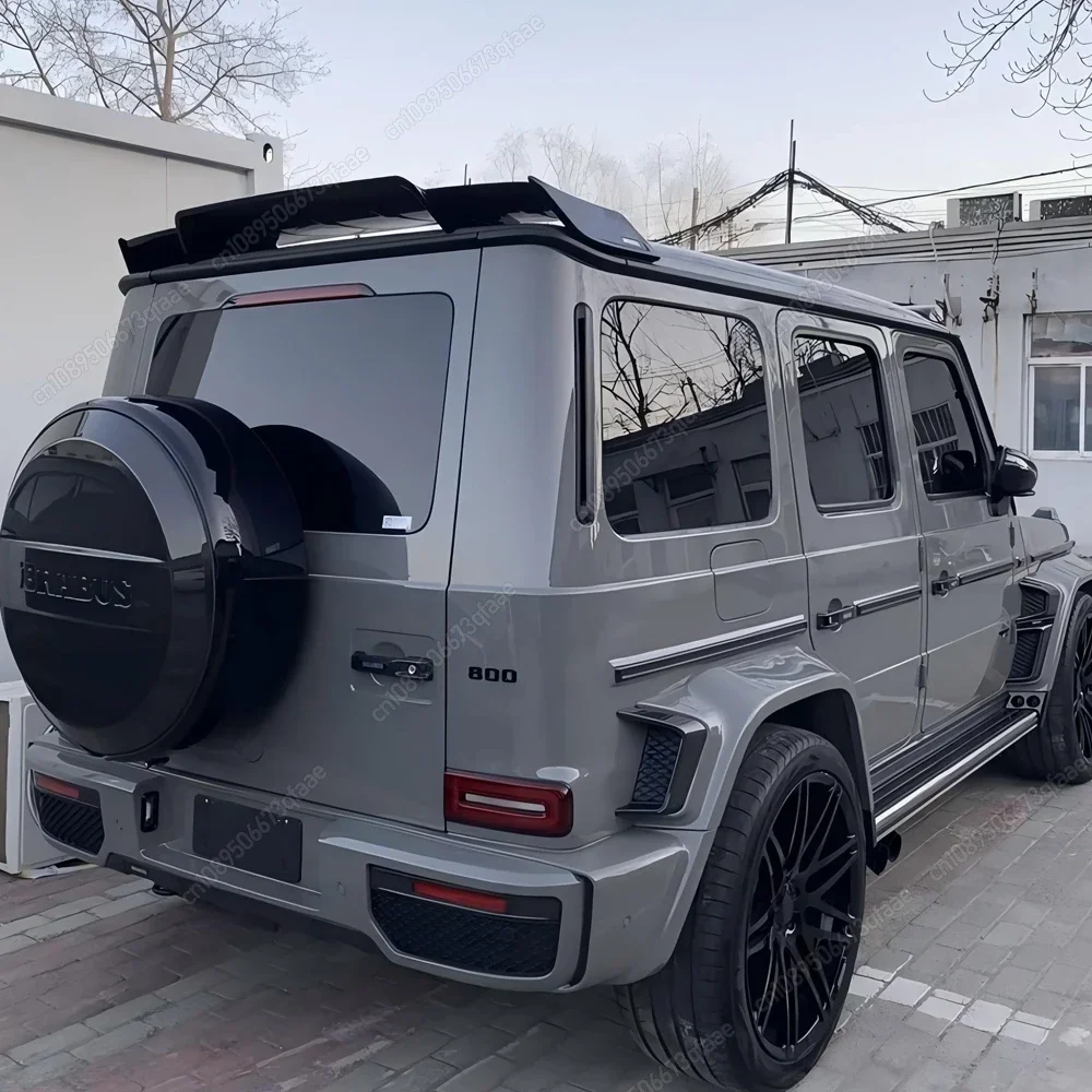 Rear Roof Top Lip Tail Spiler Wing Refits For Mercedes Benz G Class W464 G350 G500 G550 G53 G63 2018-2024 Bodykits Black Tuning