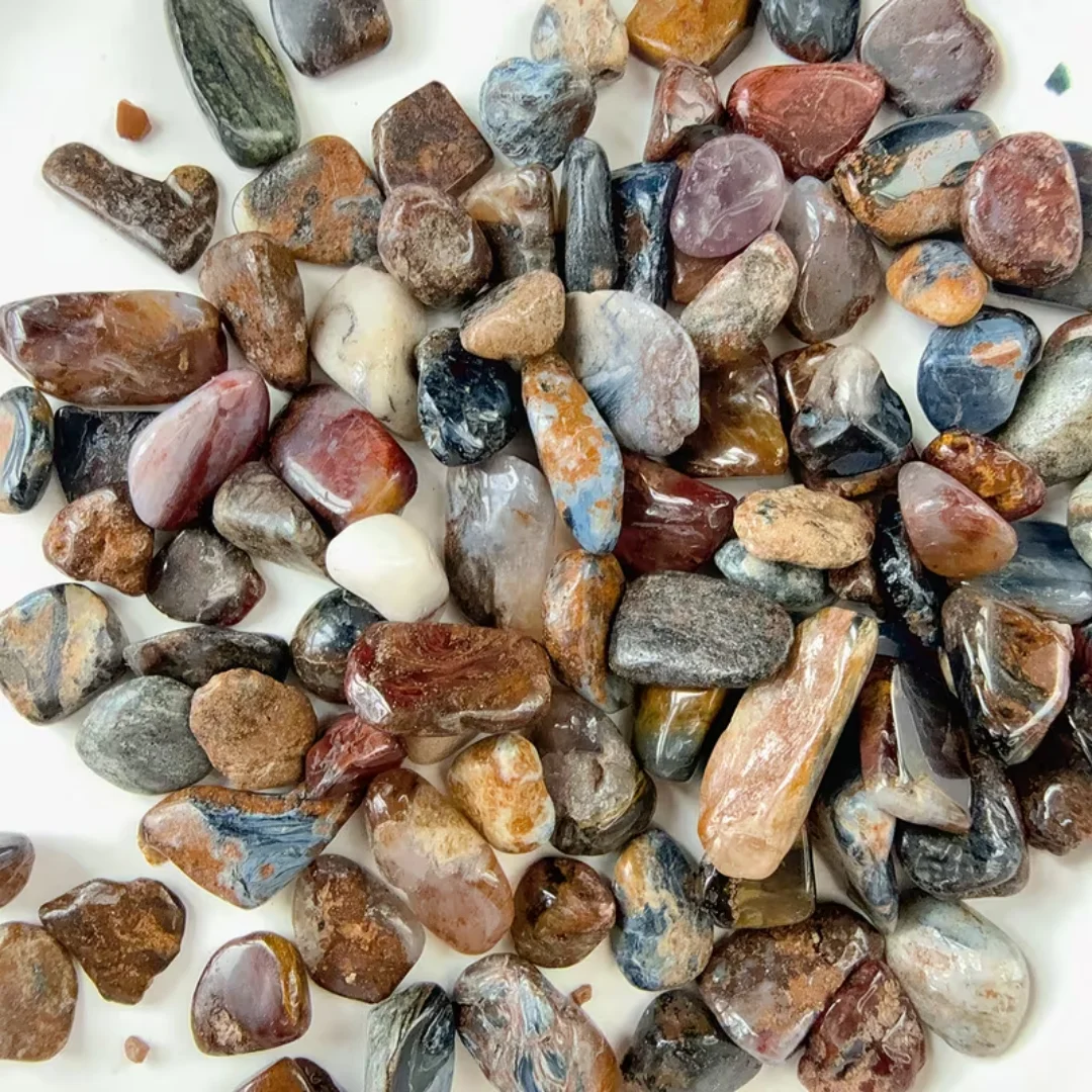Pietersite Stone chips - Rare Nature Accents with Vibrant Hues & Unique Textures for Aquarium Decor, Home Decor, Holiday Gifts