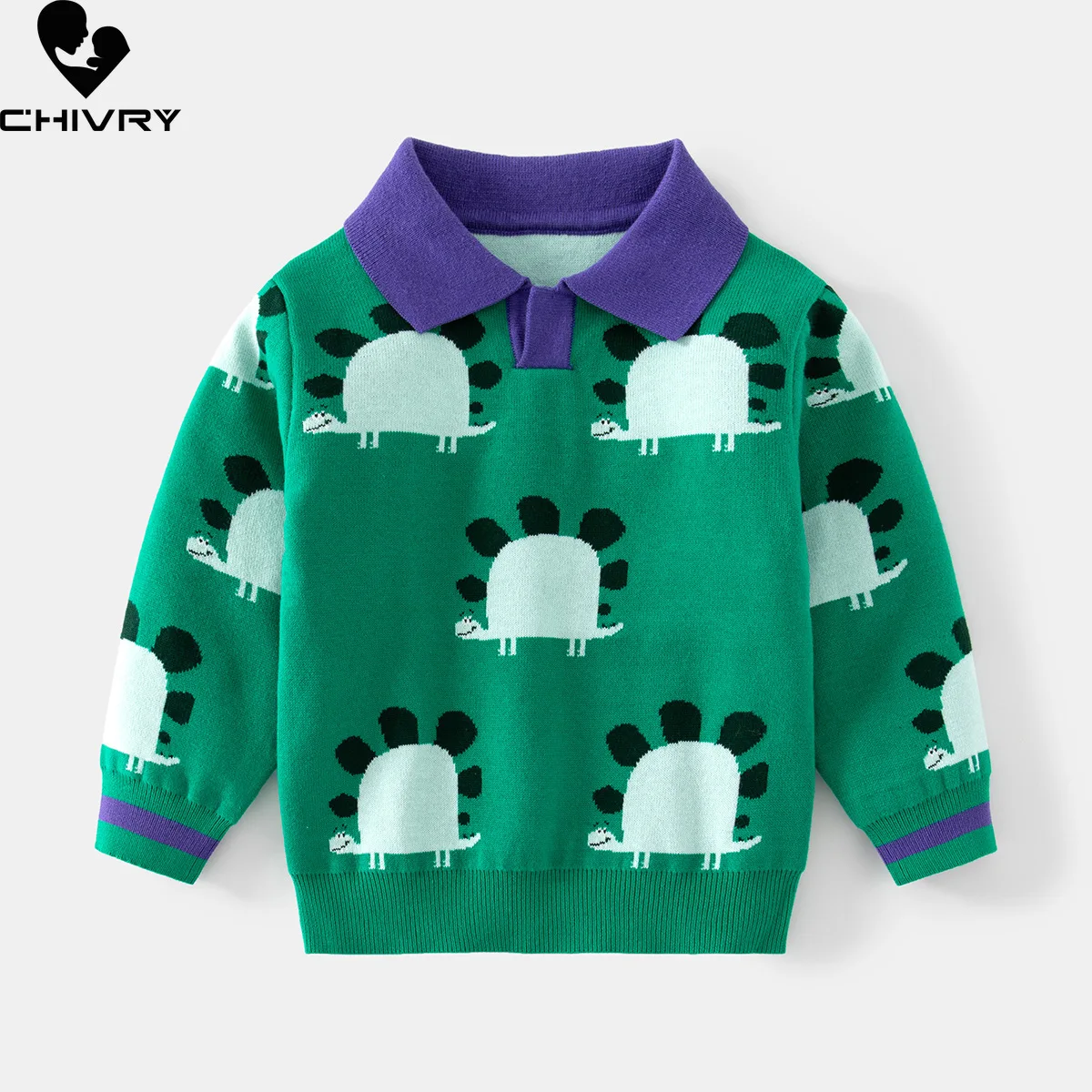 

Boys Casual Striped Smiling Face Warm Knitted Pullover Sweater Toddler Baby Thicken Knitwear Children's Autumn Winter Sweaters