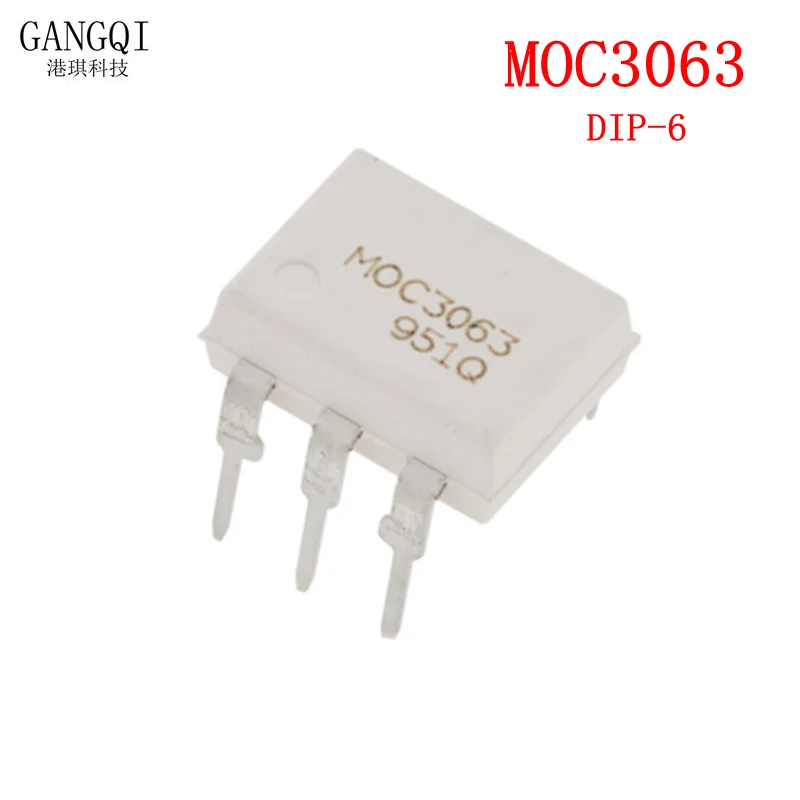 10Pcs/lot MOC3063 MOC3063M DIP-6 MOC3022M MOC3023M MOC3042M MOC3043M MOC3051M MOC3052M MOC3030M MOC3040M photocoupler