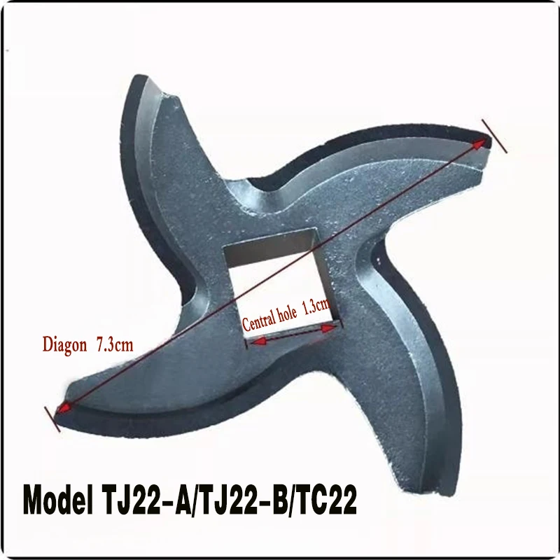 شفرة مفرمة اللحم الأفقية ملحقات مفرمة اللحم نوع TJ12 نوع 22 نوع 32 نوع 42 نوع 52 شفرة