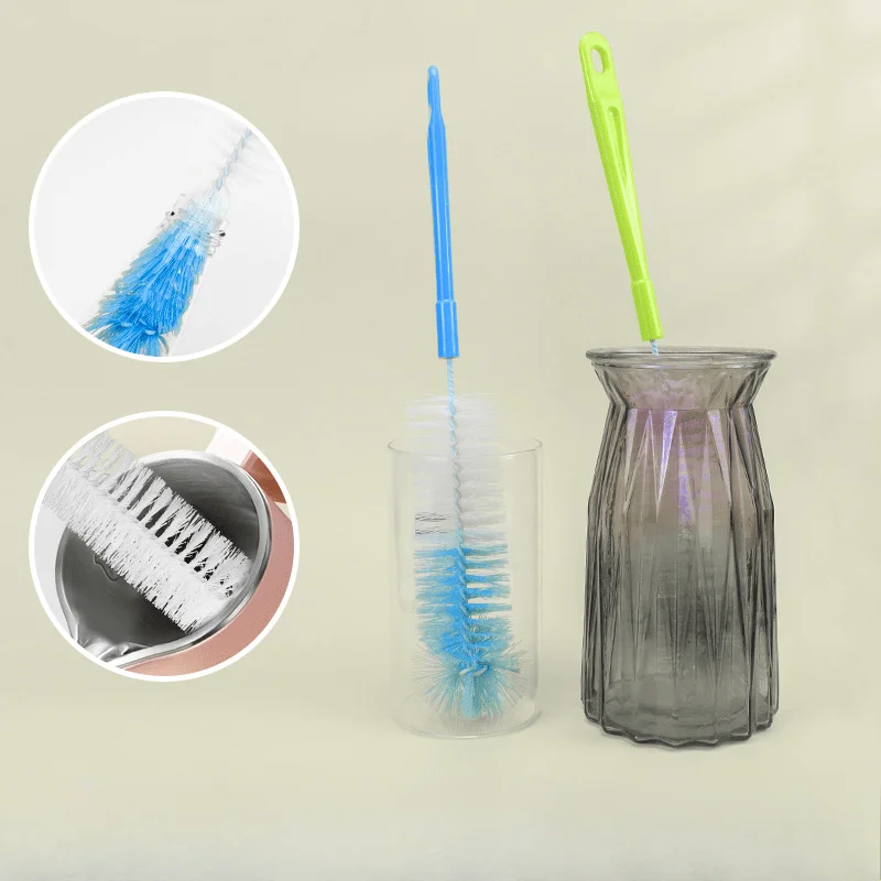 8 pieces/set, cup brush, long handled bottle cleaning brush, straw brush, tea stain removal brush, no dead corners