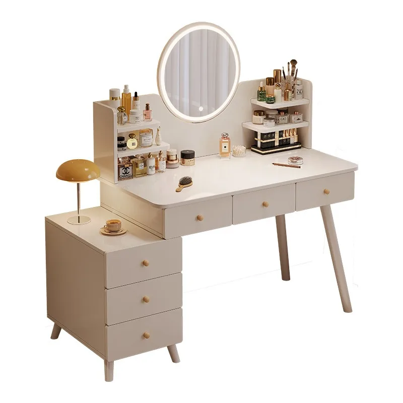 

Dresser modern bedroom simple small apartment bedside table integrated makeup table storage cabinet chest cabinet