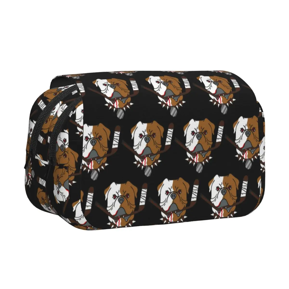 Shoresy Sudbury Bulldogs Logo Pencil Cases Pencil Pouch Hard Shell Leather Large Storage Pen Box Pencil Bag for Boys Girls Gifts
